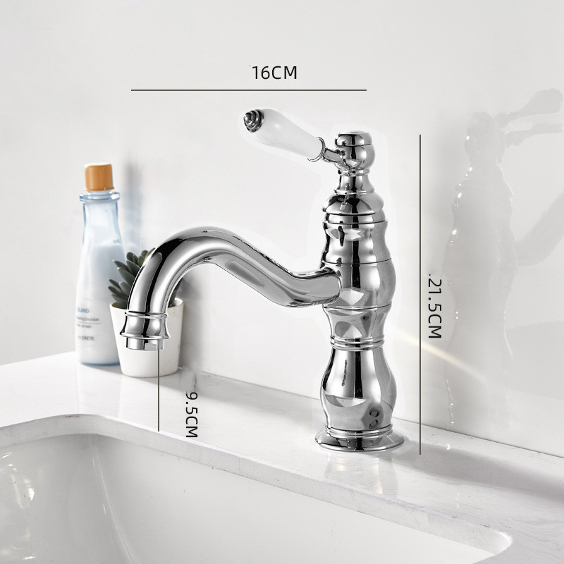 Home Bar Sink - Messing Waschbecken Wasserhähne Europa Stil Badezimmer