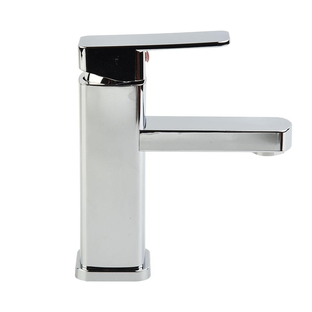 Home Bar Sink - Badezimmerarmaturen, Warm- und Kaltwassermischer, Schwarz/Chrom, Deckmontage,