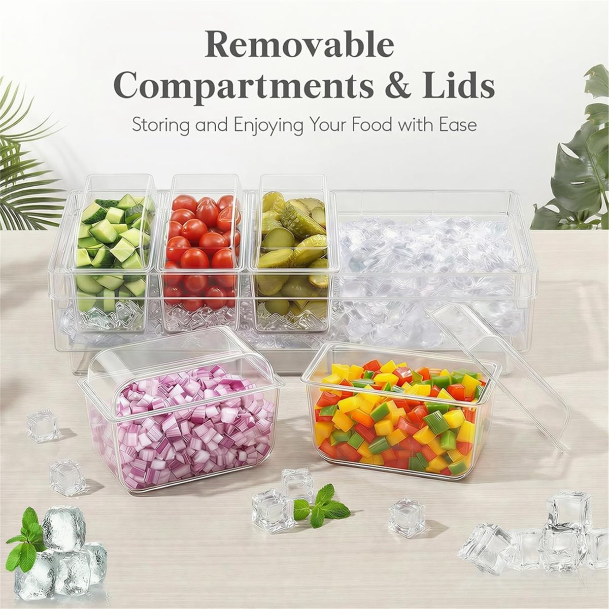 A1846K Gekühlte Gewürzbehälter – Garnish Tray Set Bewertung und Preis