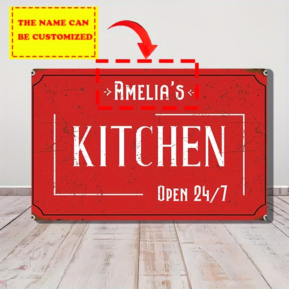 Personalisiertes Küchenwandsch – Home Bar And Kitchen Bewertung und Preis